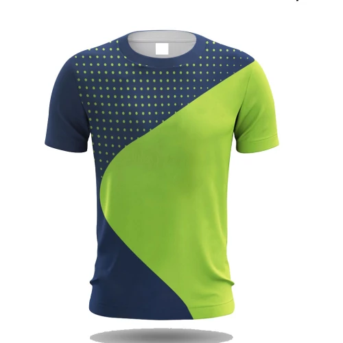Camiseta Deportiva de Rendimiento con Diseño Diagonal