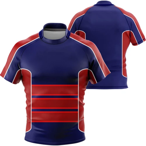 Camiseta de Rugby Azul Elite Performance