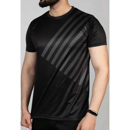 Camiseta de Entrenamiento Performance con Rayas Diagonales