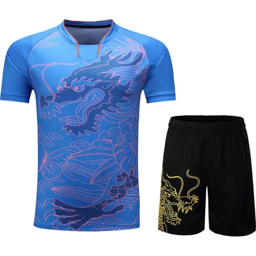 Uniforme de Tenis Degradado Azul y Negro