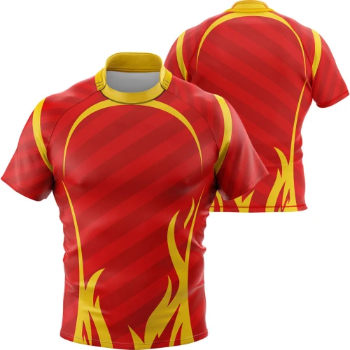 Camiseta de Rugby Roja Elite Performance