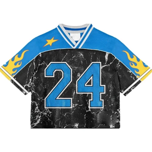 Camiseta de Fútbol Negra Performance