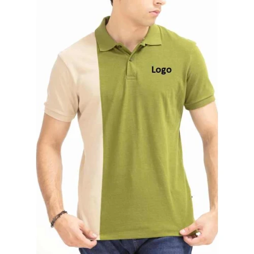 Polo Deportivo Hombre de Doble Tono