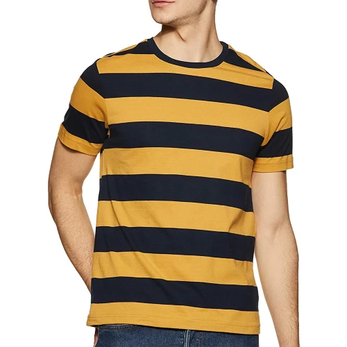 Camiseta Deportiva Amarilla y Negra