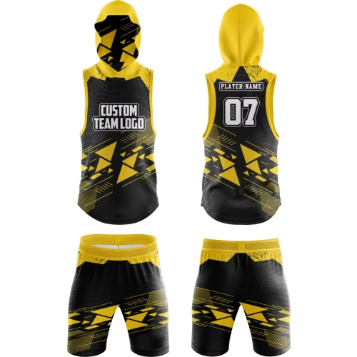 Conjunto Deportivo Personalizado con Capucha sin Mangas