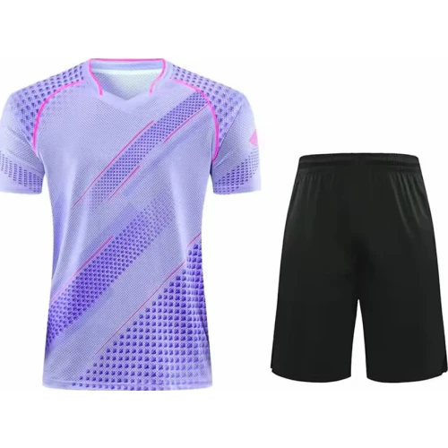 Uniforme de Tenis Degradado Morado y Negro