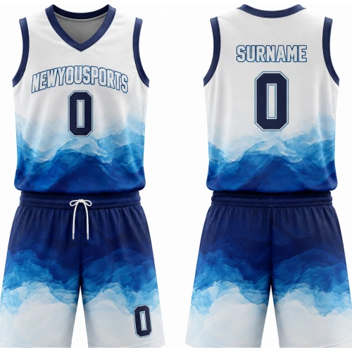 Uniforme de Baloncesto Olas Azules