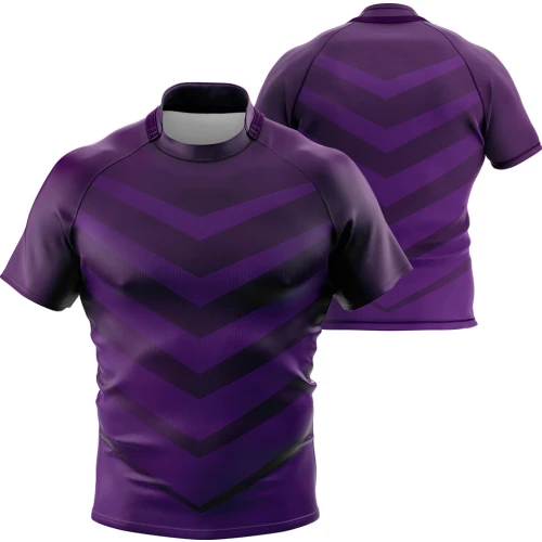 Camiseta de Rugby Púrpura Elite Performance