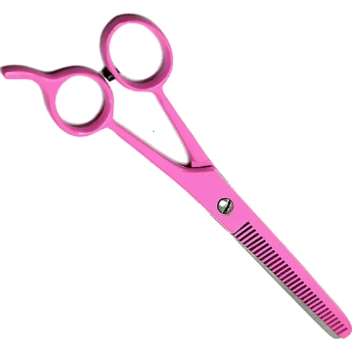 Professionelle Effilierschere in Pink