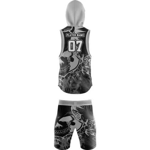 Uniforme Deportivo Negro y Plata
