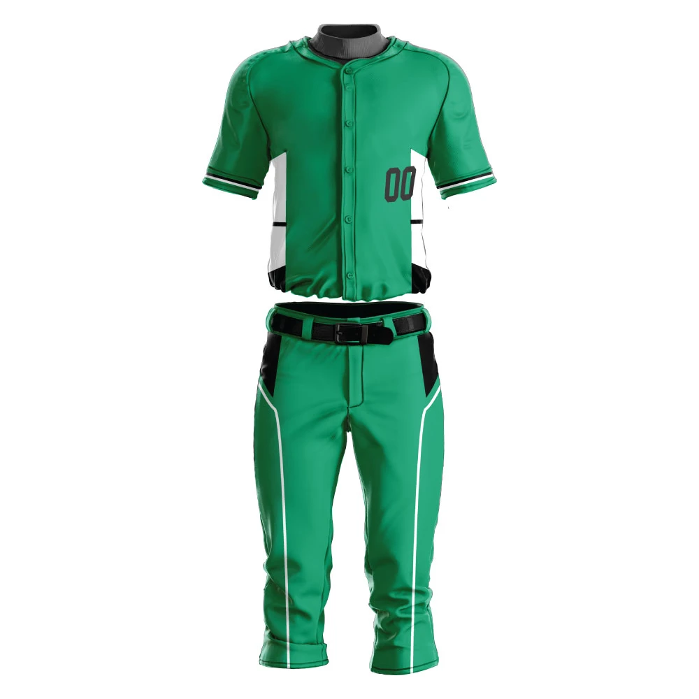 Hellgrüne Performance Baseballuniform
