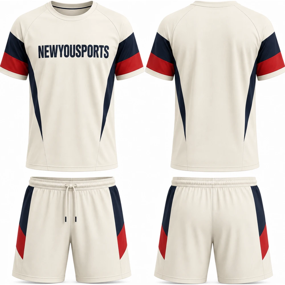 Ensemble Maillot et Short Sport Ivoire