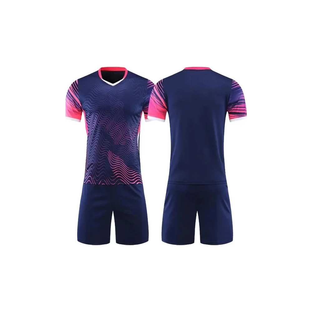 Dark Blue Abstract Performance Jersey