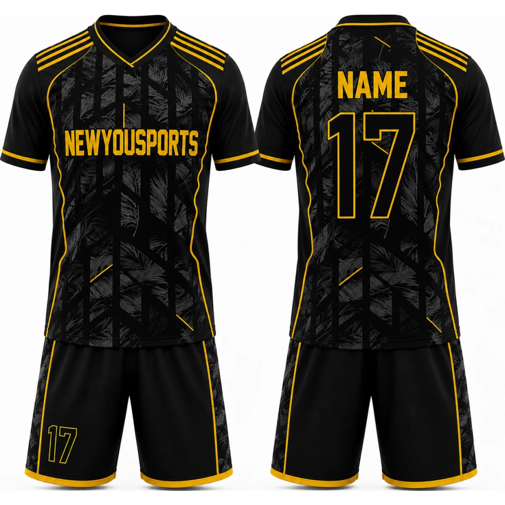 Ensemble de football Elite noir et or