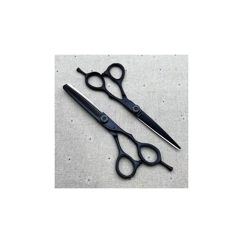Black Professional Hair Cutting Scissors