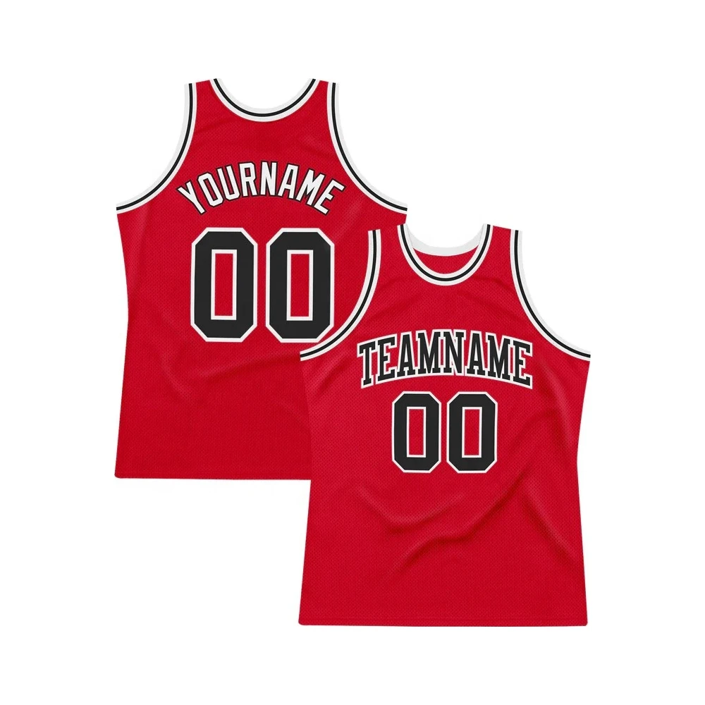 Maillot de Basketball Rouge