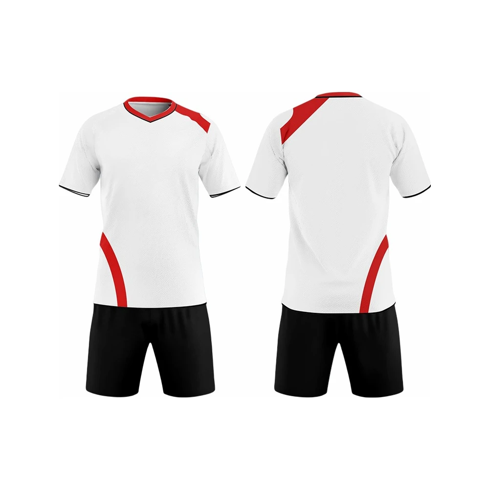 Ensemble Volleyball Noir Blanc Sans Manches