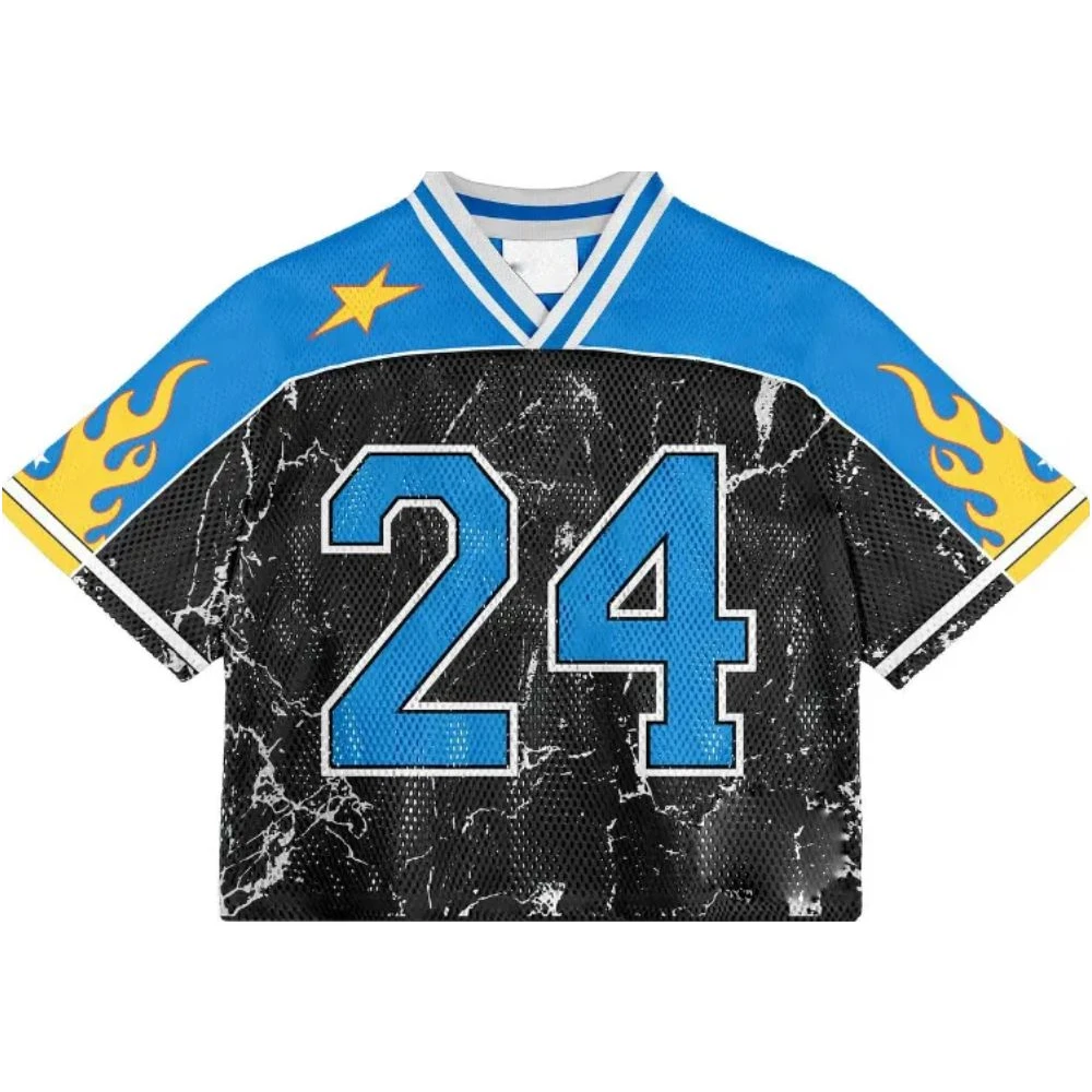 Dark Blue Black Performance Football Jersey