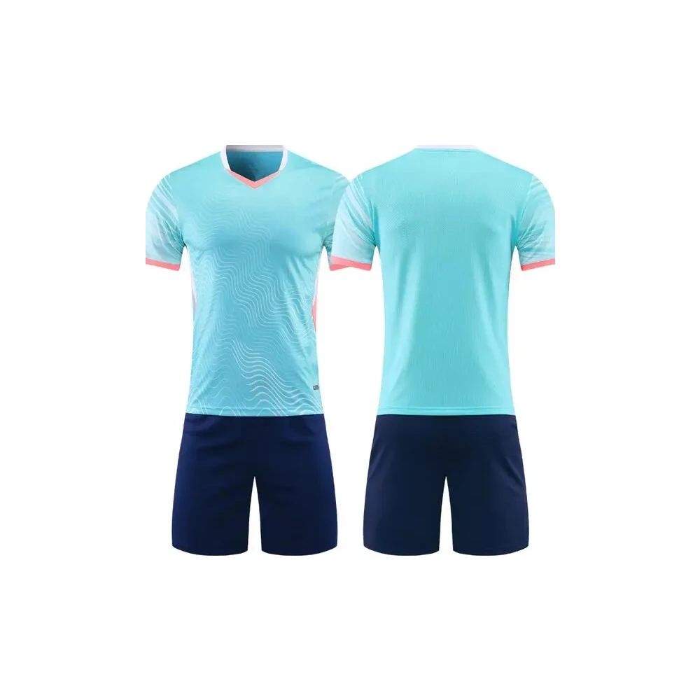 Sky Blue Abstract Performance Jersey