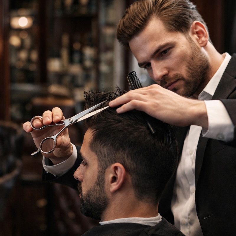 Tijeras Profesionales de Corte para Barbero