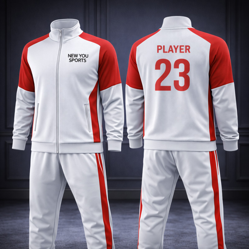 Chándal Blanco Y Rojo New You Sports Edición Jugador