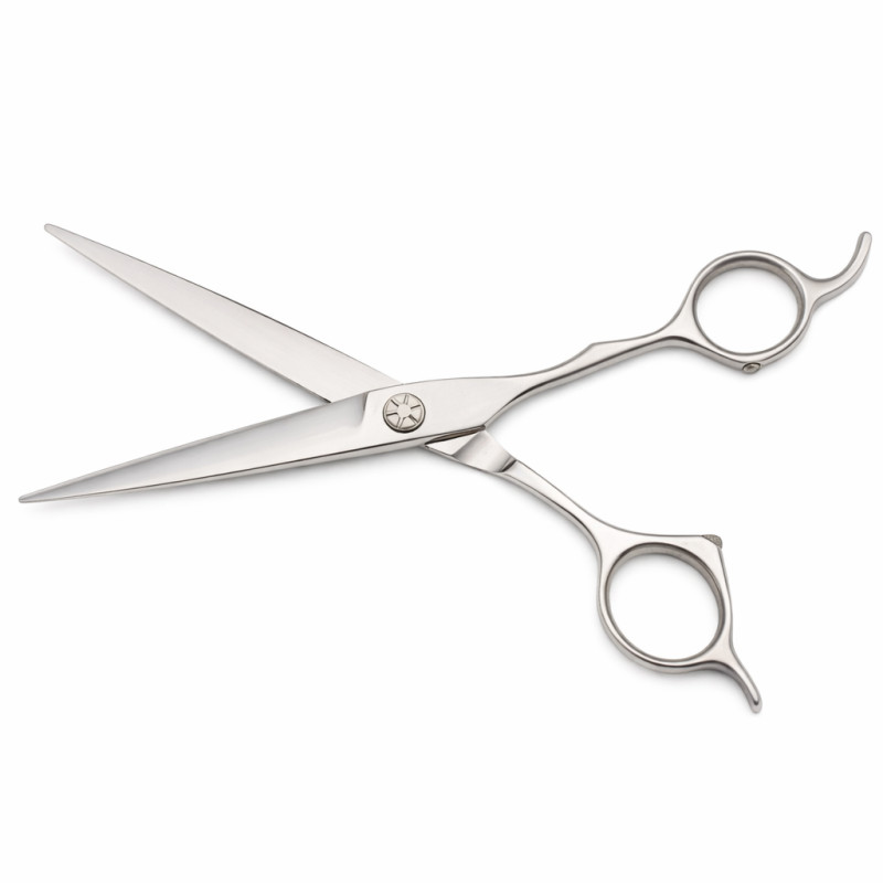 Professional Offset Precision Barber Shears – J2-420 Stainless Steel