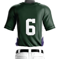 Green White Performance Baseball Uniform