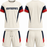 Ensemble Maillot et Short Sport Ivoire