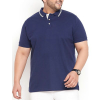Polo Deportivo Azul y Blanco