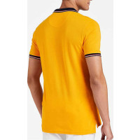 Geel Geometrisch Performance Polo Shirt