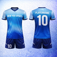 Uniforme De Football Bleu Dégradé New You Sports