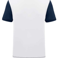 Dunkelblau Weißes Performance Polo Shirt