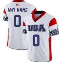 White American Flag Football Jersey