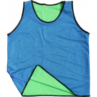 Chasuble de football bleue en mesh