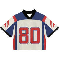 Maillot de Football Performance Blanc et Bleu