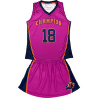 Dunkelpinke Performance Basketballuniform