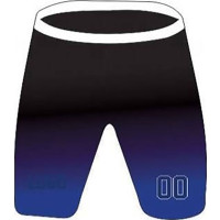 Schwarz-Dunkelblaue Performance-Uniform