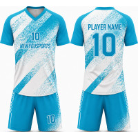 Ensemble de Football Sky Frost à Rayures Diagonales