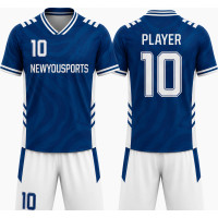 Ensemble Maillot et Short de Football Performance Bleu Royal