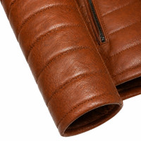 Men’s Timber Genuine Leather Quilted Puffer Jacket – Zip Front - Sialwear International