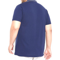 Polo Deportivo Azul y Blanco