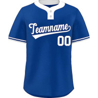 Gelbes Baseballtrikot mit Nadelstreifen