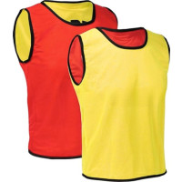 Peto de Entrenamiento de Fútbol Amarillo y Rojo