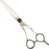 Silber Professionelles Friseurscheren Set mit Schwarzer Schraube