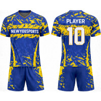 Kit de Fútbol Dynamic Strike Azul Amarillo