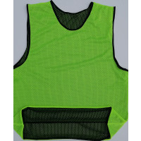 Chasuble de football verte en mesh