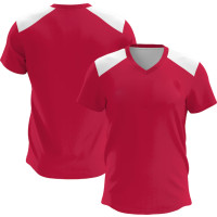 Rot Blau Performance-Fußballtrikot