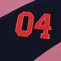 Pink-Schwarzes Performance Polo