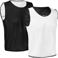 Chasuble d’Entraînement Football Noir et Blanc