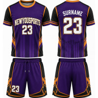 Purple Performance Team Jersey & Shorts Set
